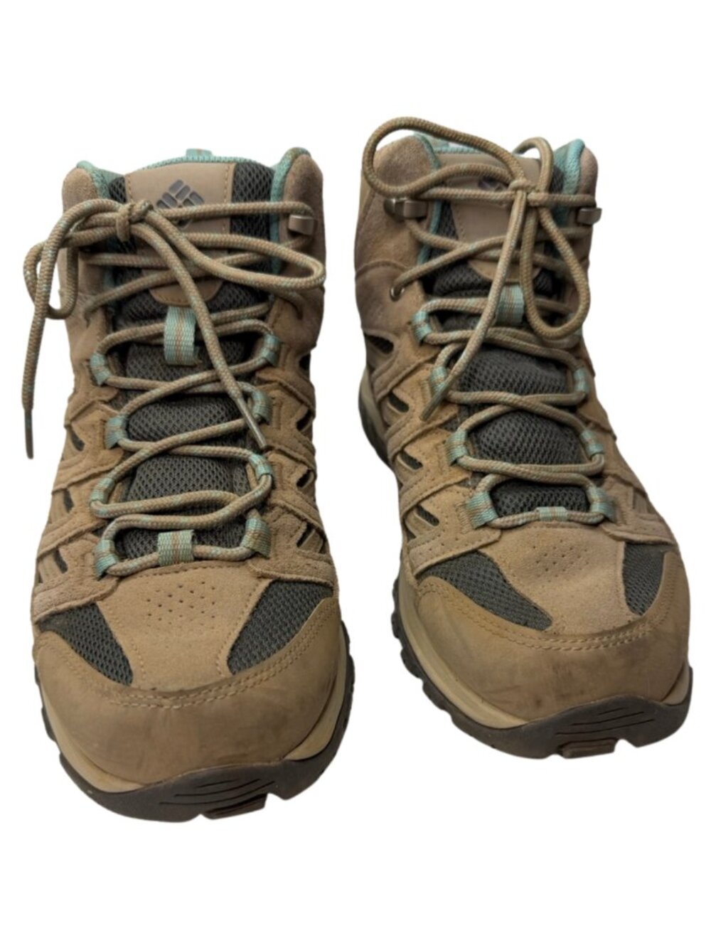 COLUMBIA | Women's Crestwood Hiking Boots Gray & Blue | Size 10